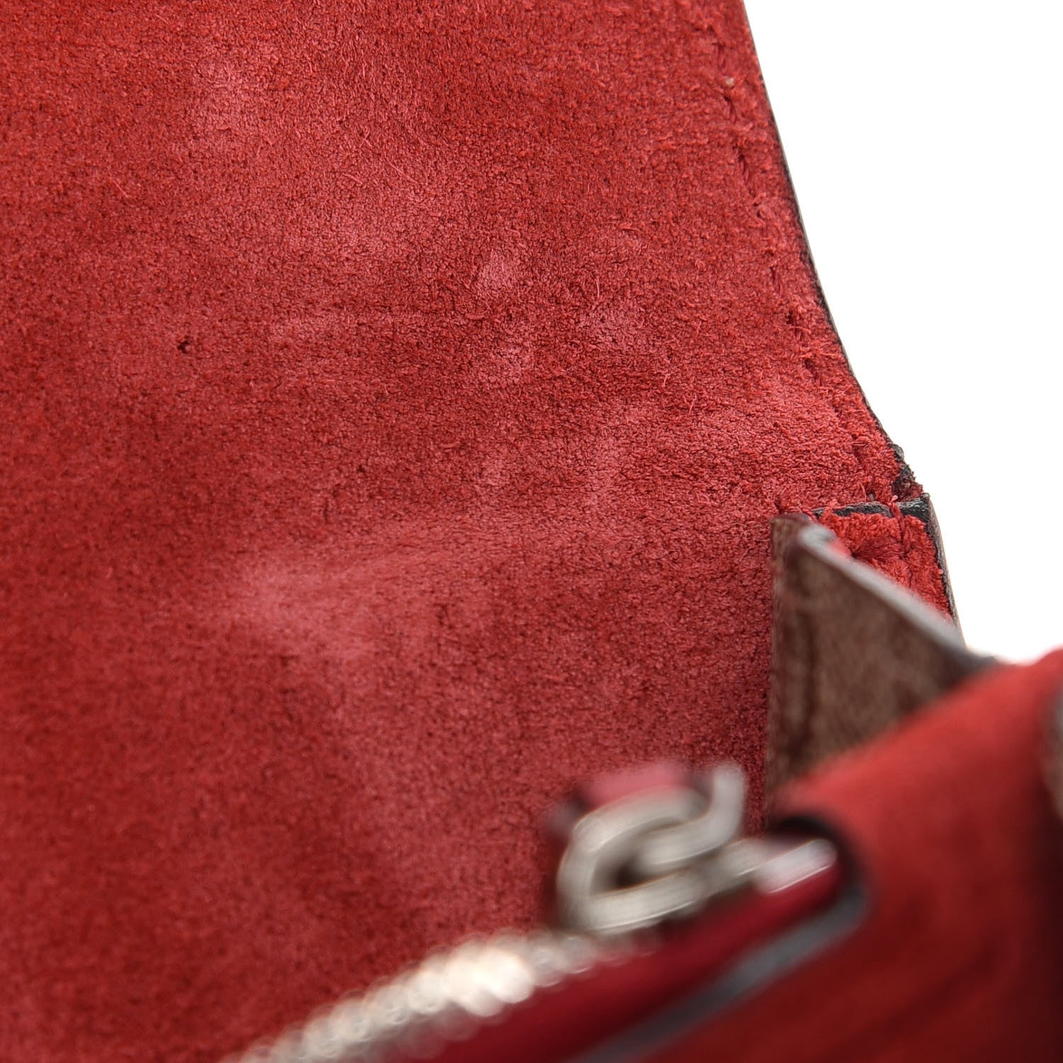 Gucci GG Supreme Monogram Small Dionysus Shoulder Bag Red 10 of 11