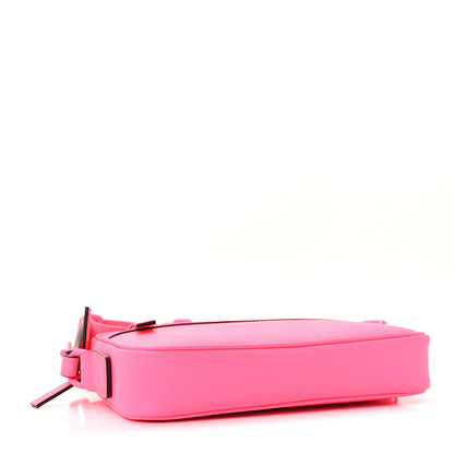 Gucci Rubber Effect Monogram GG Crossbody Bag Fluorescent Fuxia 4 of 10