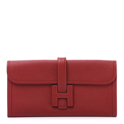 Hermes Epsom Jige Elan 29 Clutch Rouge Vif 1 of 10