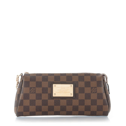 Louis Vuitton Damier Ebene Eva Clutch 1 of 7