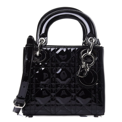 Christian Dior Patent Cannage Mini Lady Dior Black 1 of 11