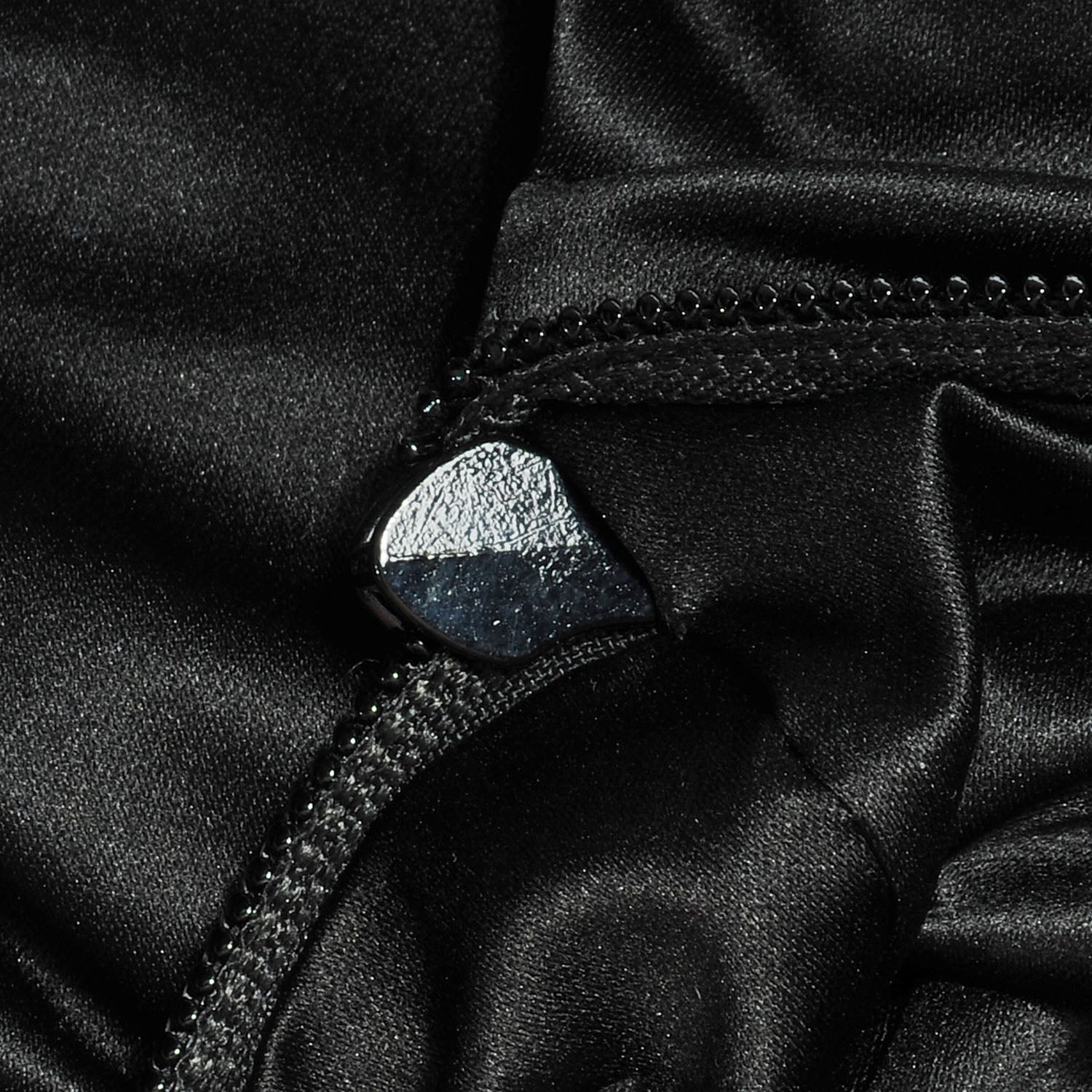 Saint Laurent Satin Tanger Tote Black 9 of 10