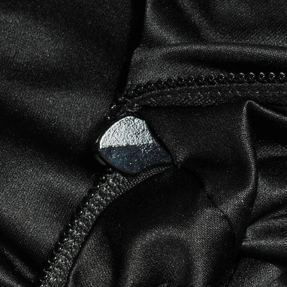 Saint Laurent Satin Tanger Tote Black 9 of 10
