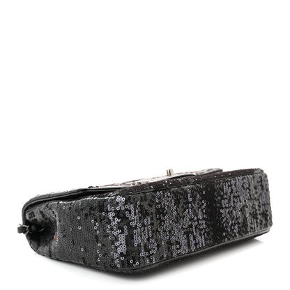 Chanel Sequin Lambskin Medium Moonlight on Water Flap Black 4 of 10