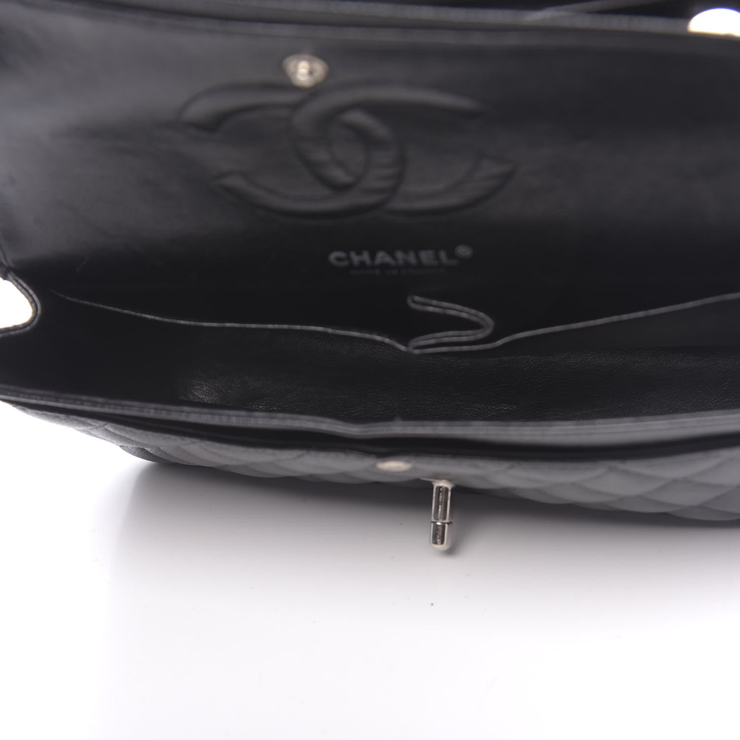 Chanel Caviar Quilted Medium Double Flap Black 5 of 12