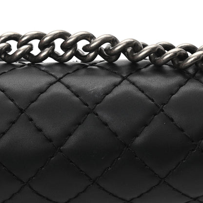 Chanel Lambskin Quilted Small Boy Flap Black 10 of 12