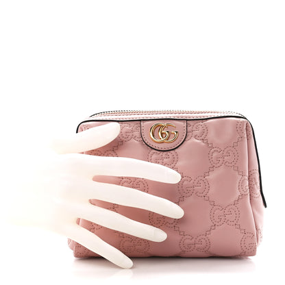 Gucci Calfskin GG Matelasse Beauty Case Perfect Pink 2 of 9