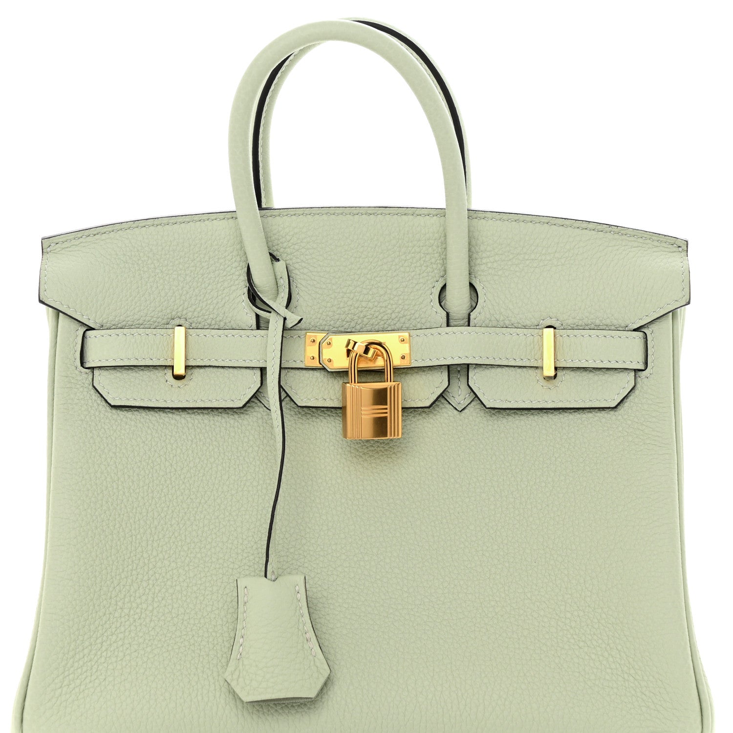 Hermes Togo Birkin 25 Gris Neve 8 of 15