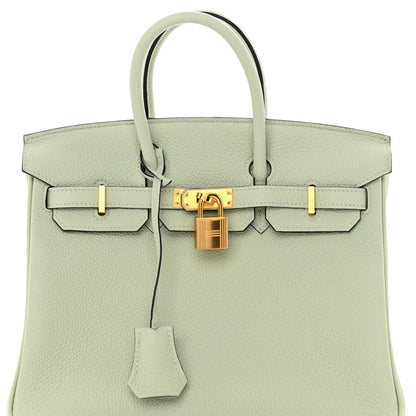 Hermes Togo Birkin 25 Gris Neve 8 of 15