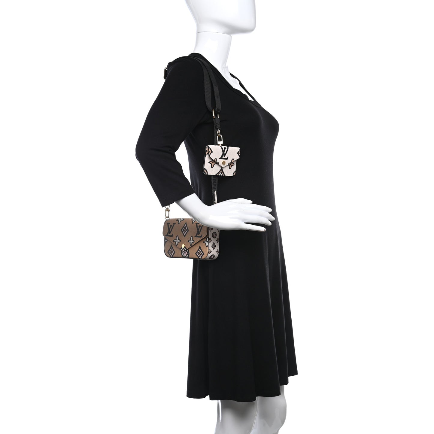 Monogram Wild At Heart Felicie Strap & Go Arizona Creme