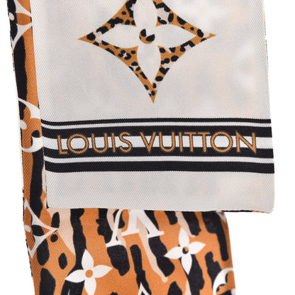 Louis Vuitton Silk Monogram Giant Jungle Bandeau Ivory 4 of 6