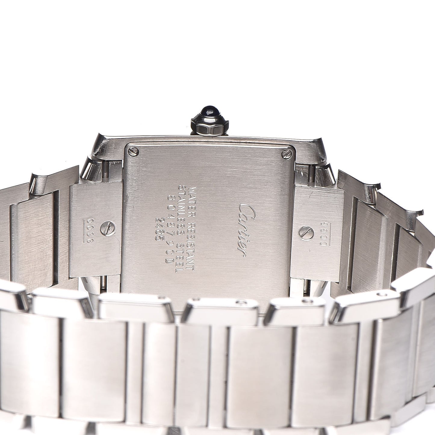 Stainless Steel 25mm Tank Francaise Quartz Watch