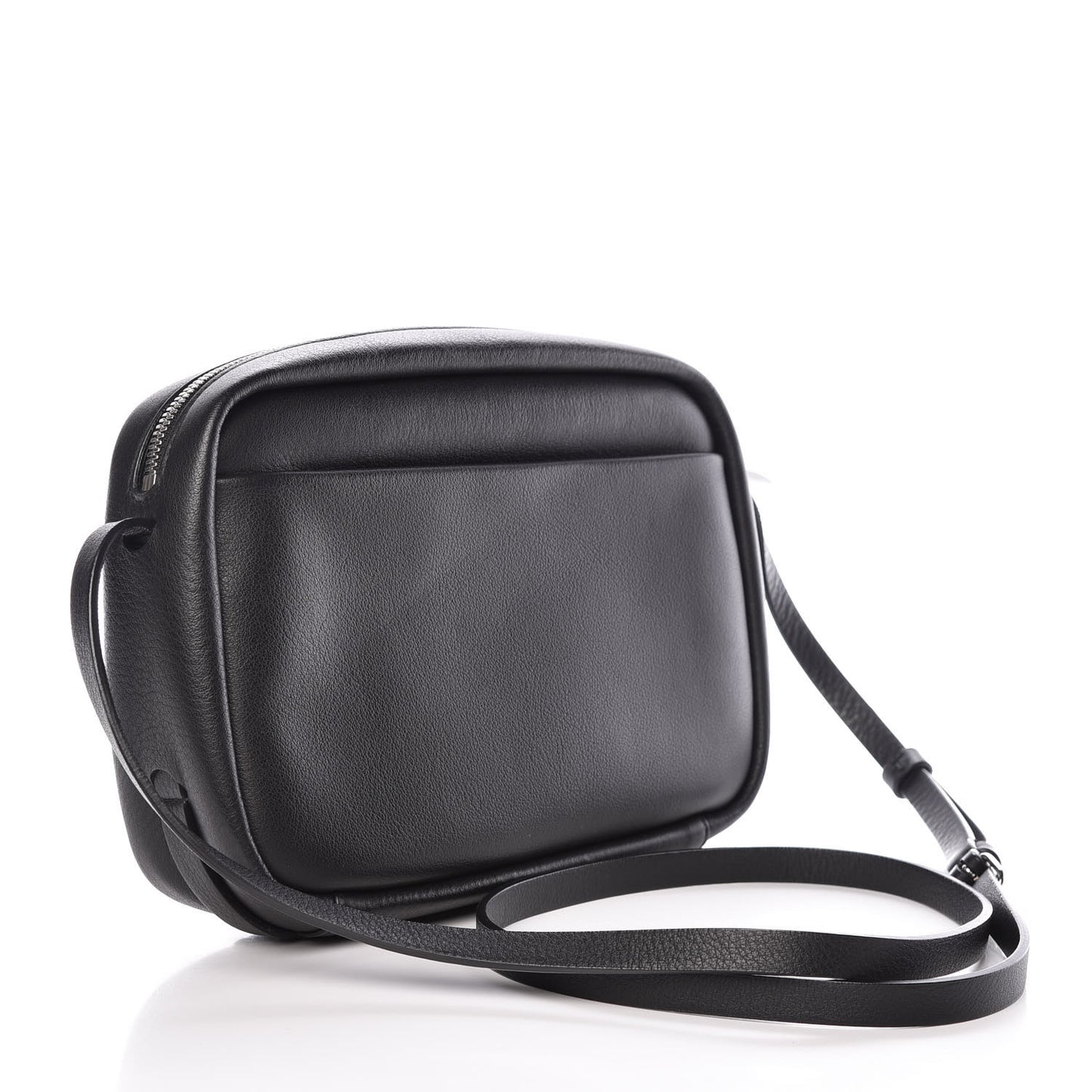 Calfskin Logo S Everyday Camera Bag Black