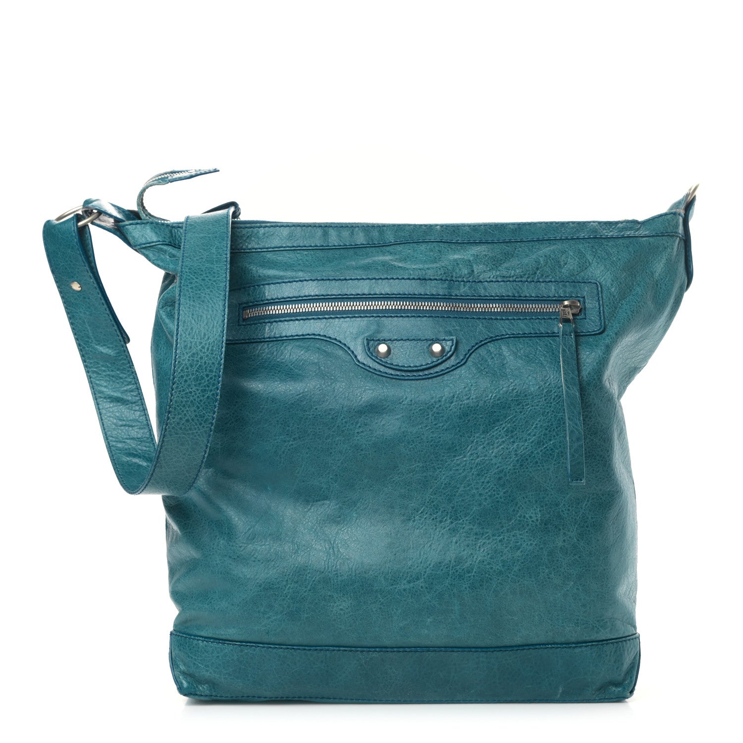 Balenciaga Agneau Day Messenger Bleu Mineral 1 of 14
