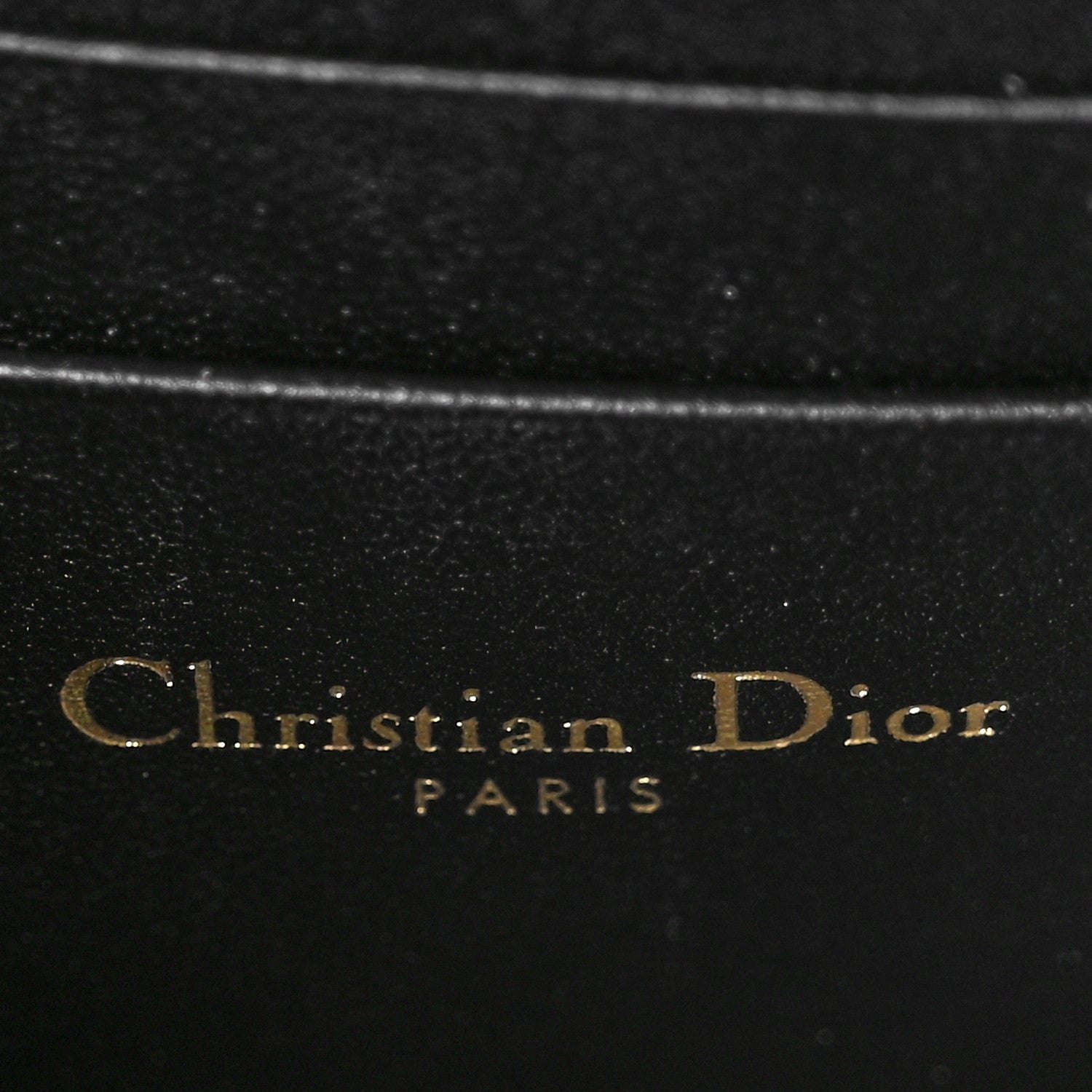 Christian Dior Lambskin Lady Dior Top Handle Clutch Black 6 of 9