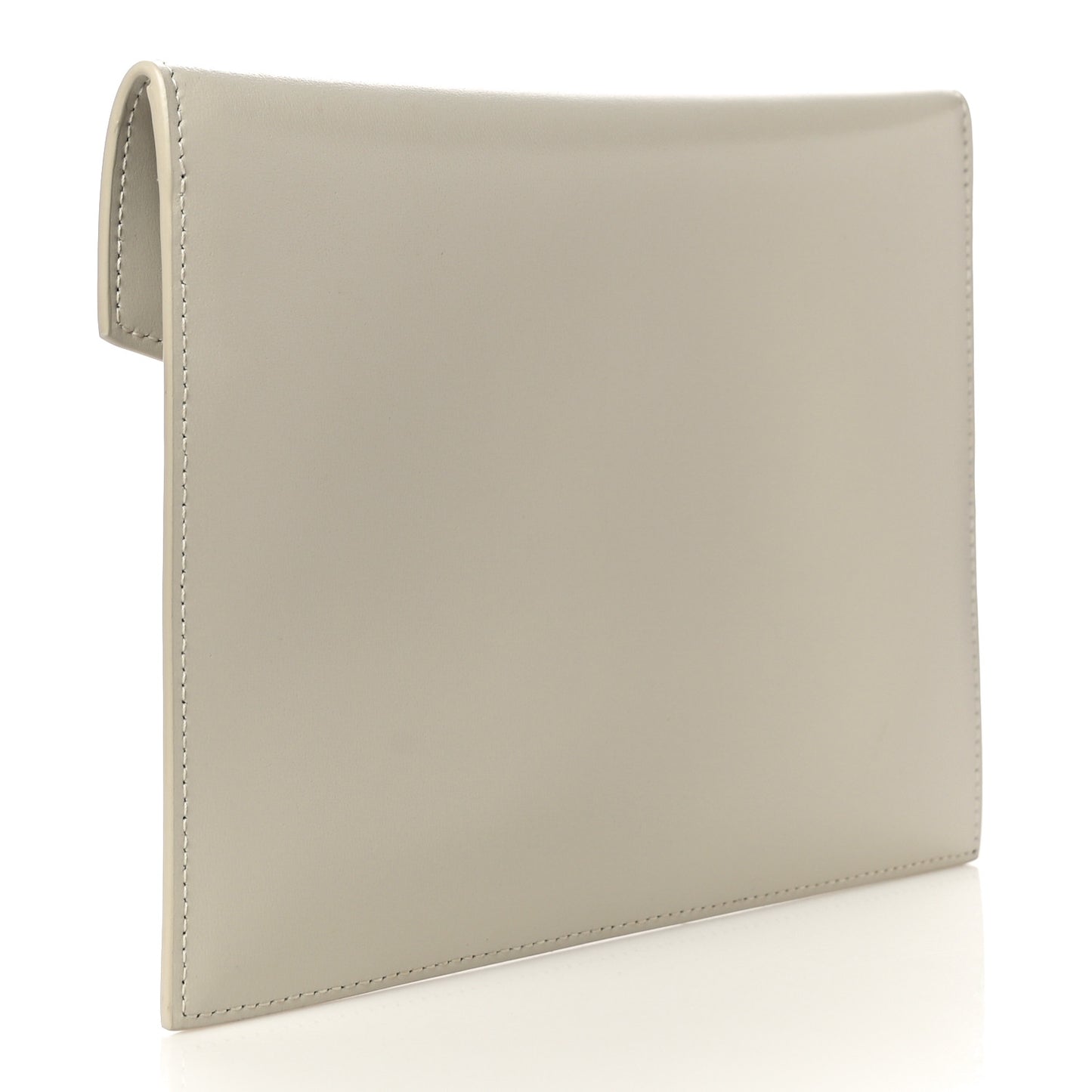 Smooth Shiny Calfskin Monogram Uptown Baby Pouch Crema Soft