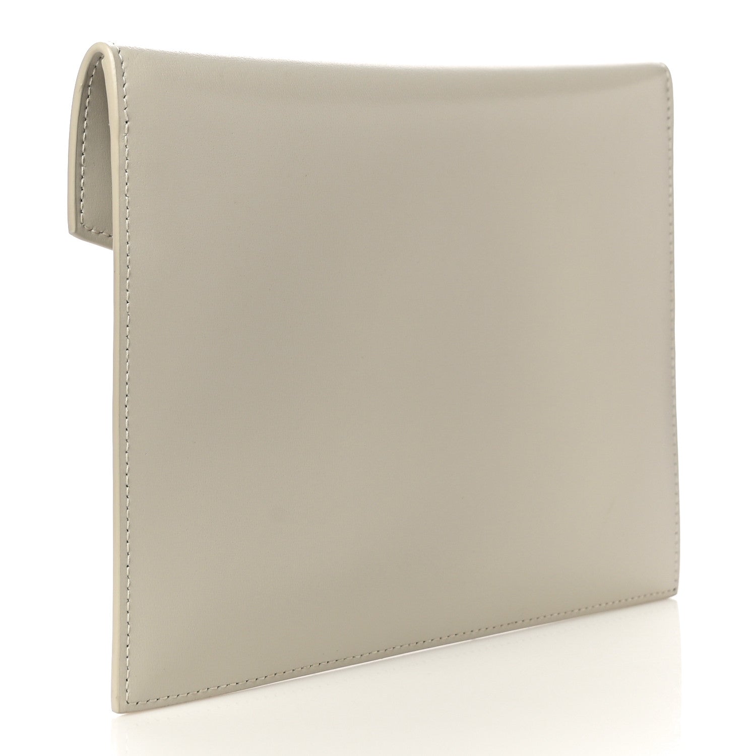Saint Laurent Smooth Shiny Calfskin Monogram Uptown Baby Pouch Crema Soft 3 of 10