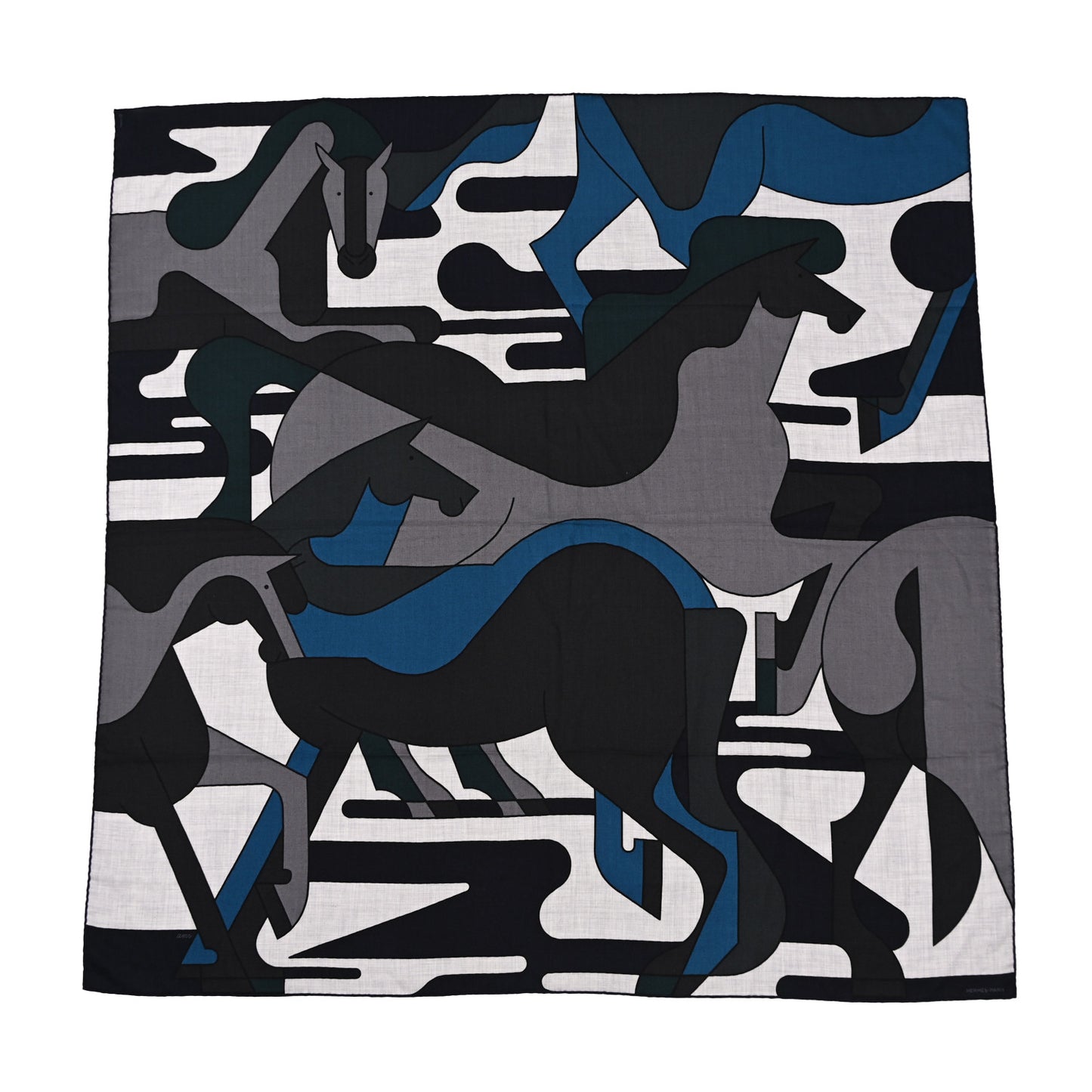 Cashmere Silk Brazilian Horses Shawl 140