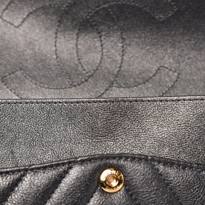 Chanel Metallic Sheepskin Chevron Quilted 2.55 Reissue 226 Flap Dark Silver 11 of 12