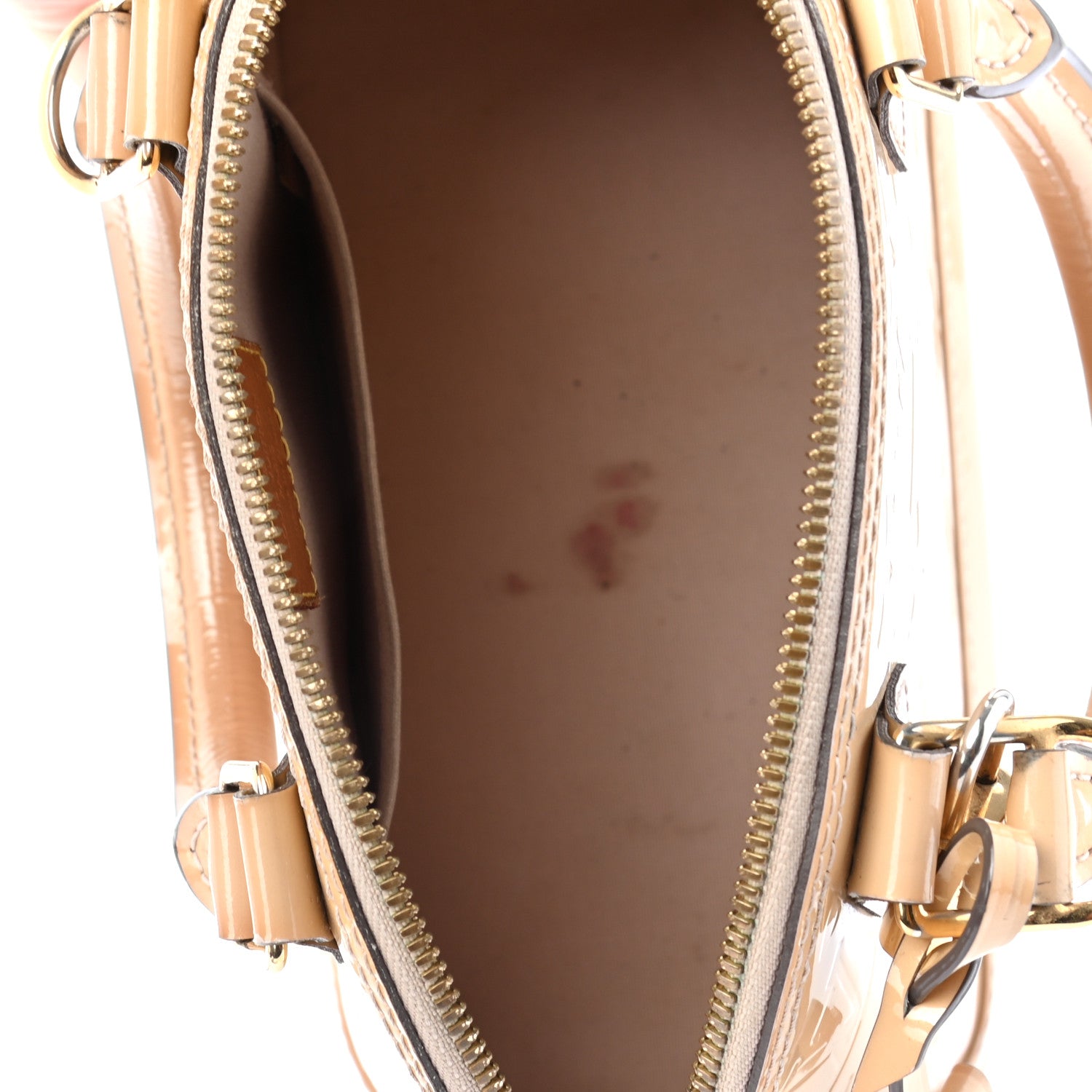Louis Vuitton Vernis Alma BB Dune 5 of 10