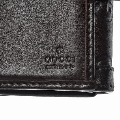 Gucci Guccissima Sukey French Flap Wallet Chocolate 7 of 9