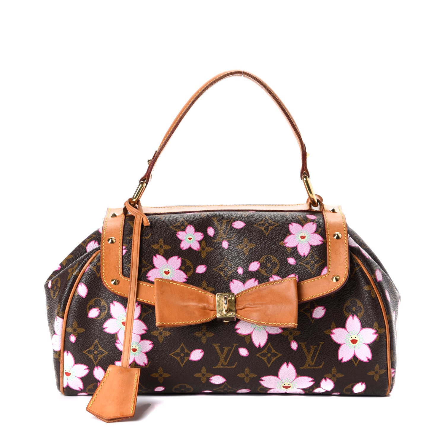 Louis Vuitton Monogram Cherry Blossom Sac Retro Bag Brown 1 of 10
