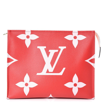 Louis Vuitton Monogram Giant Toiletry Pouch 26 Rouge 1 of 9