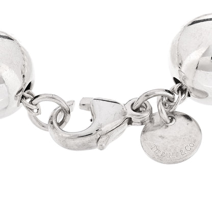 Tiffany Sterling Silver 10mm HardWear Ball Bracelet 3 of 4
