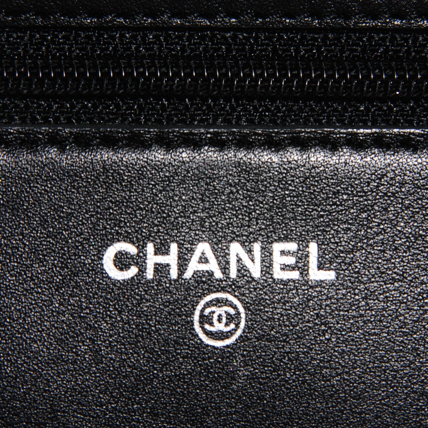 Chanel Patent Calfskin Quilted Wallet On Chain WOC So Black 6 of 9