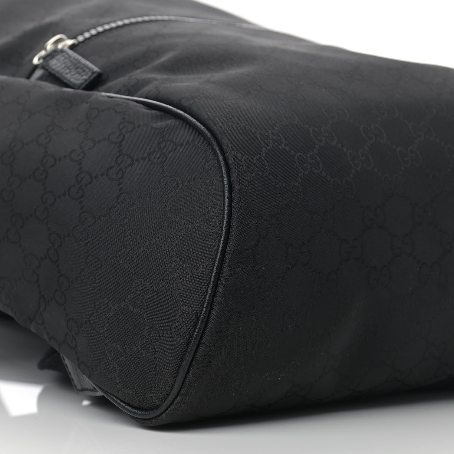 Gucci Nylon Monogram Slim Backpack Black 9 of 11