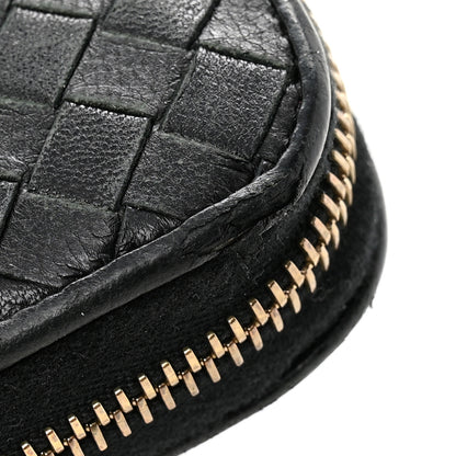 Bottega Veneta Nappa Intrecciato Zip Around Wallet Black 9 of 10