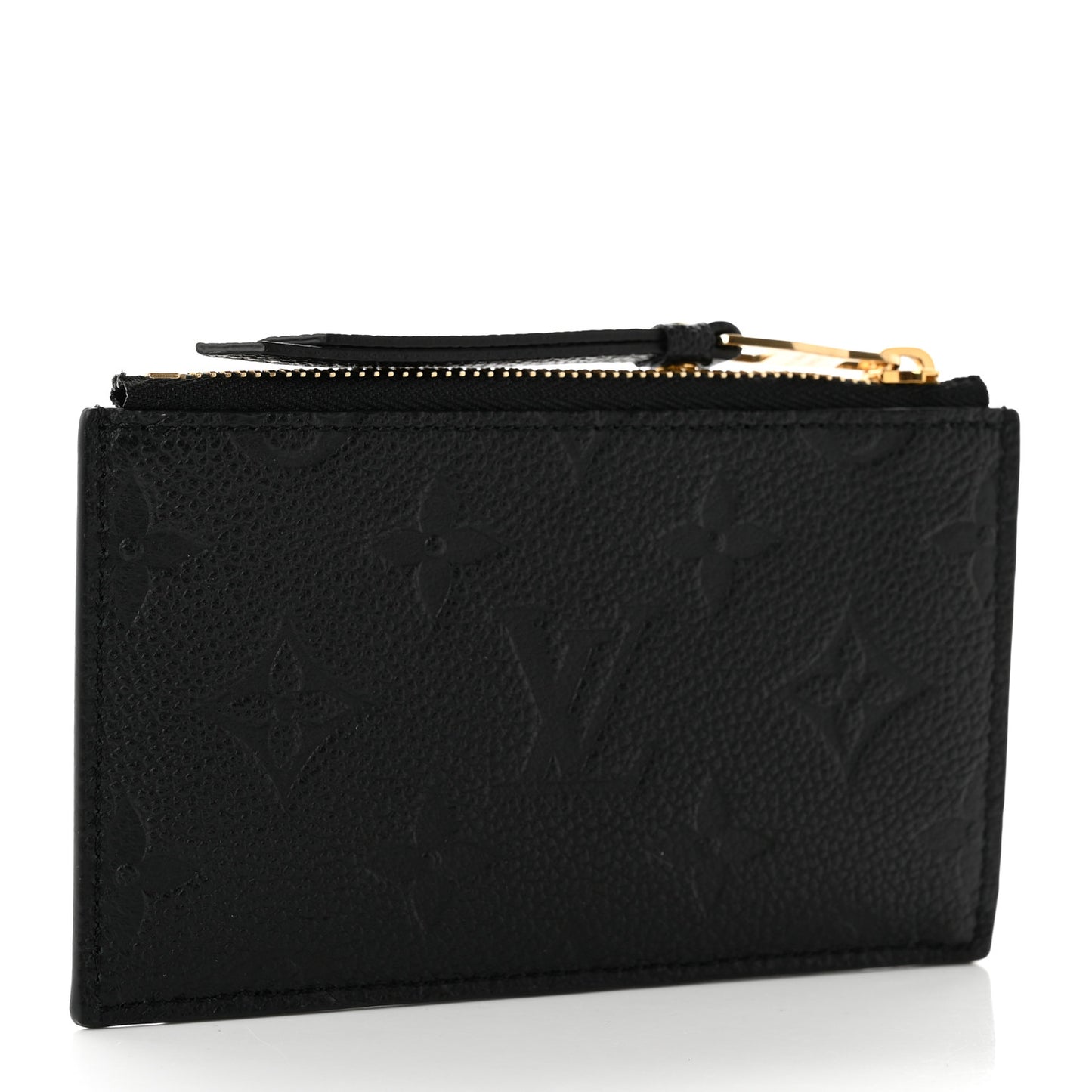 Empreinte Zipper Card Holder Black