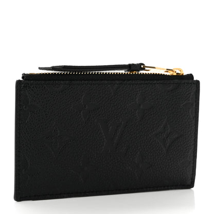 Louis Vuitton Empreinte Zipper Card Holder Black 3 of 6