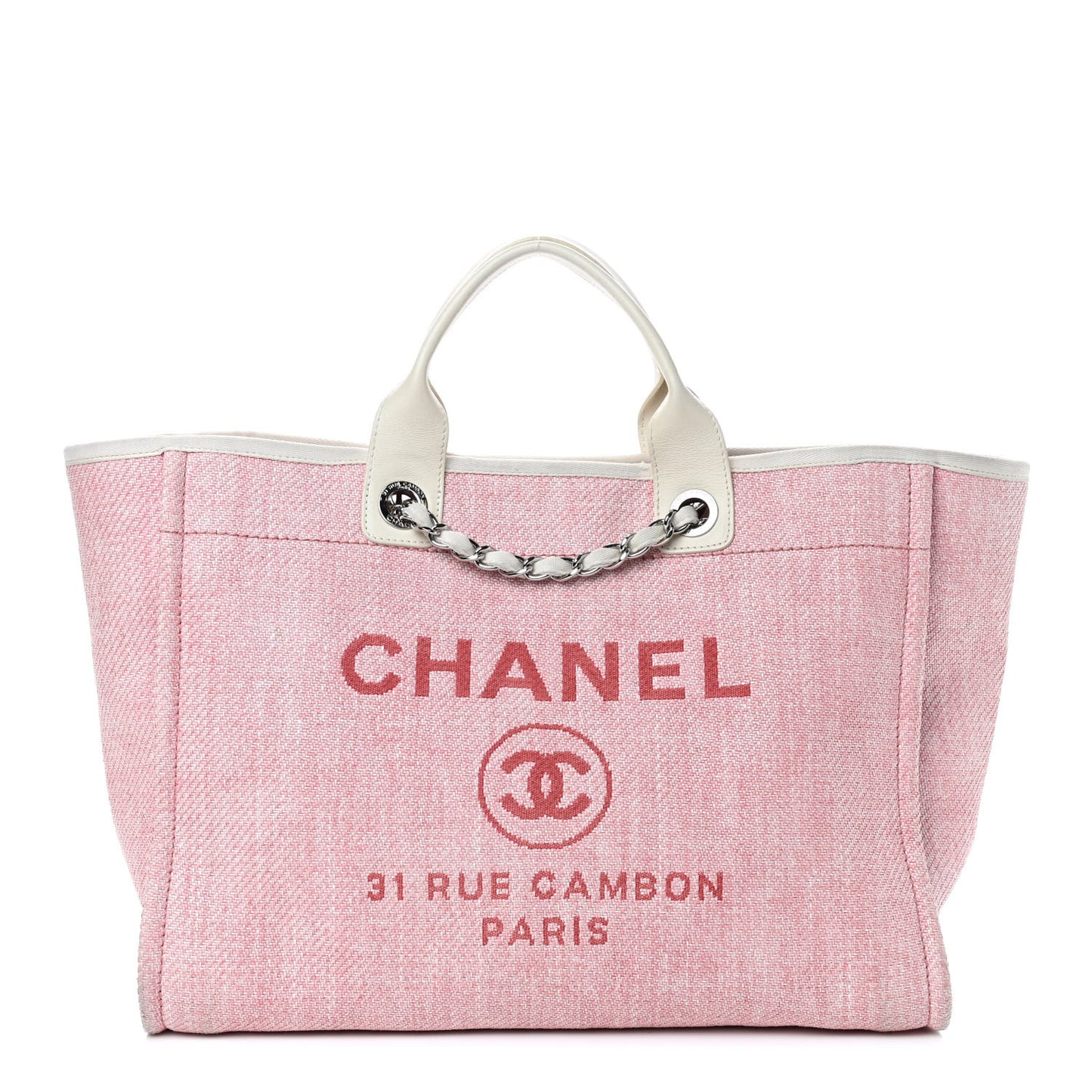 Canvas Medium Deauville Tote Pink