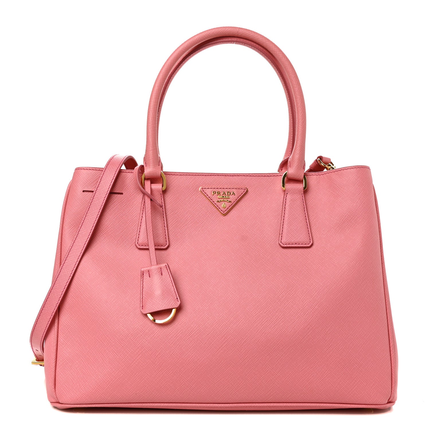 Prada Saffiano Medium Galleria Double Zip Tote Geranio 1 of 9