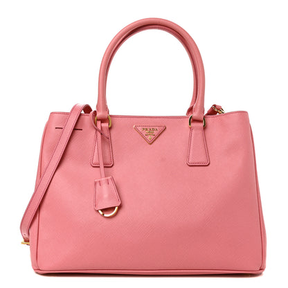 Prada Saffiano Medium Galleria Double Zip Tote Geranio 1 of 9