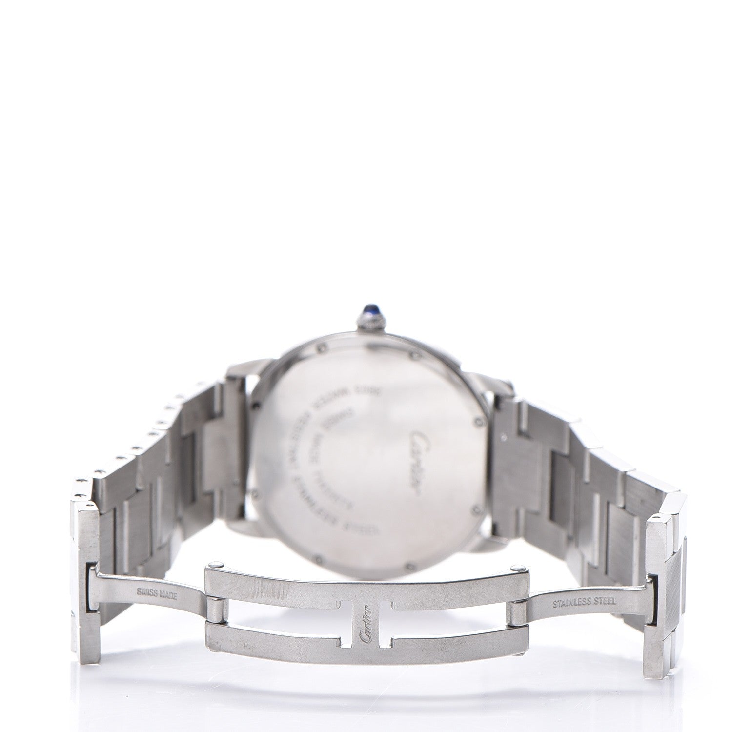 Cartier Stainless Steel 36mm Ronde Solo Quartz Watch 5 of 9