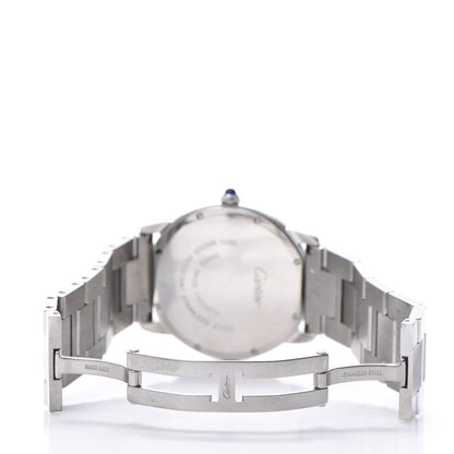 Cartier Stainless Steel 36mm Ronde Solo Quartz Watch 5 of 9
