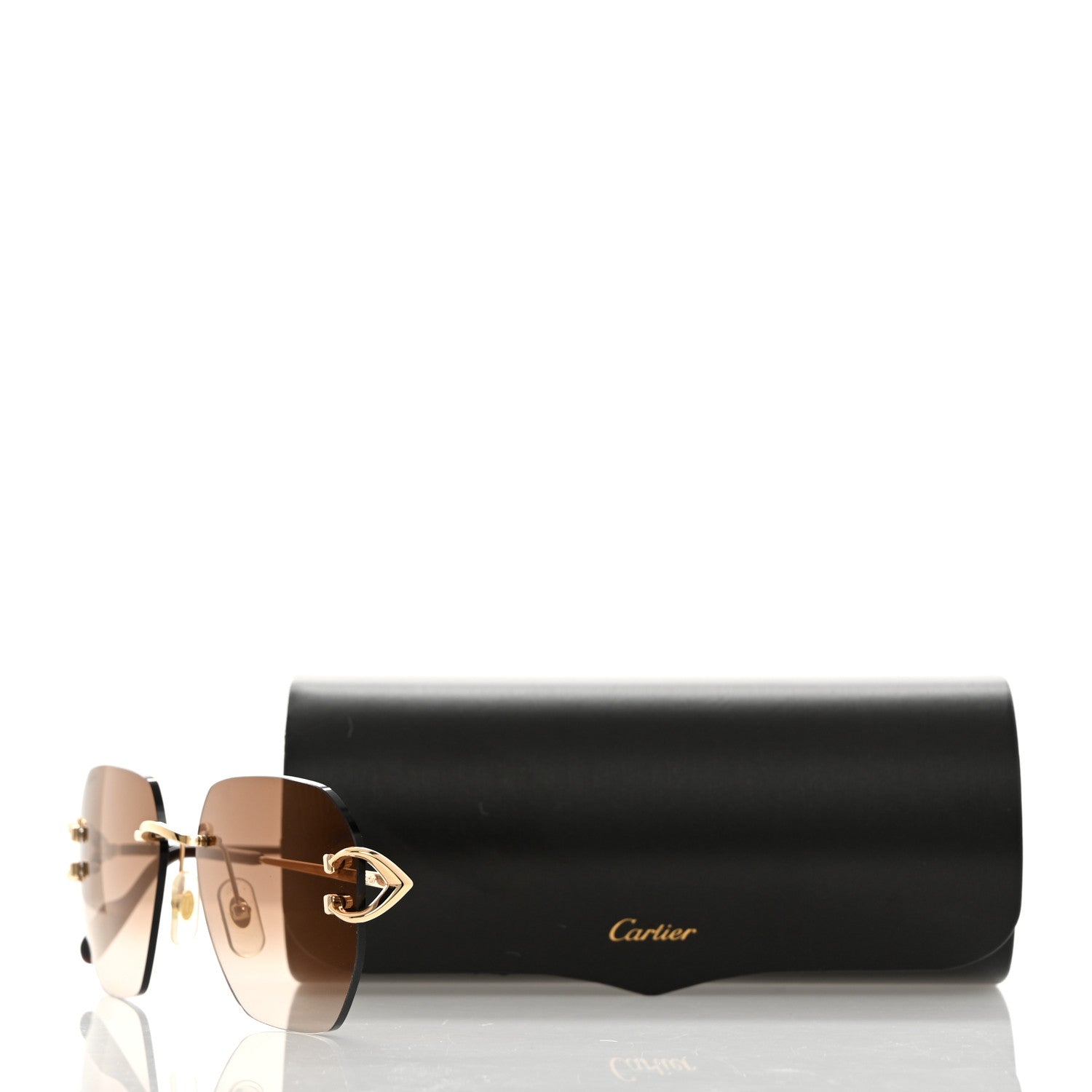 Cartier Signature C De Cartier Sunglasses Gold 8 of 8