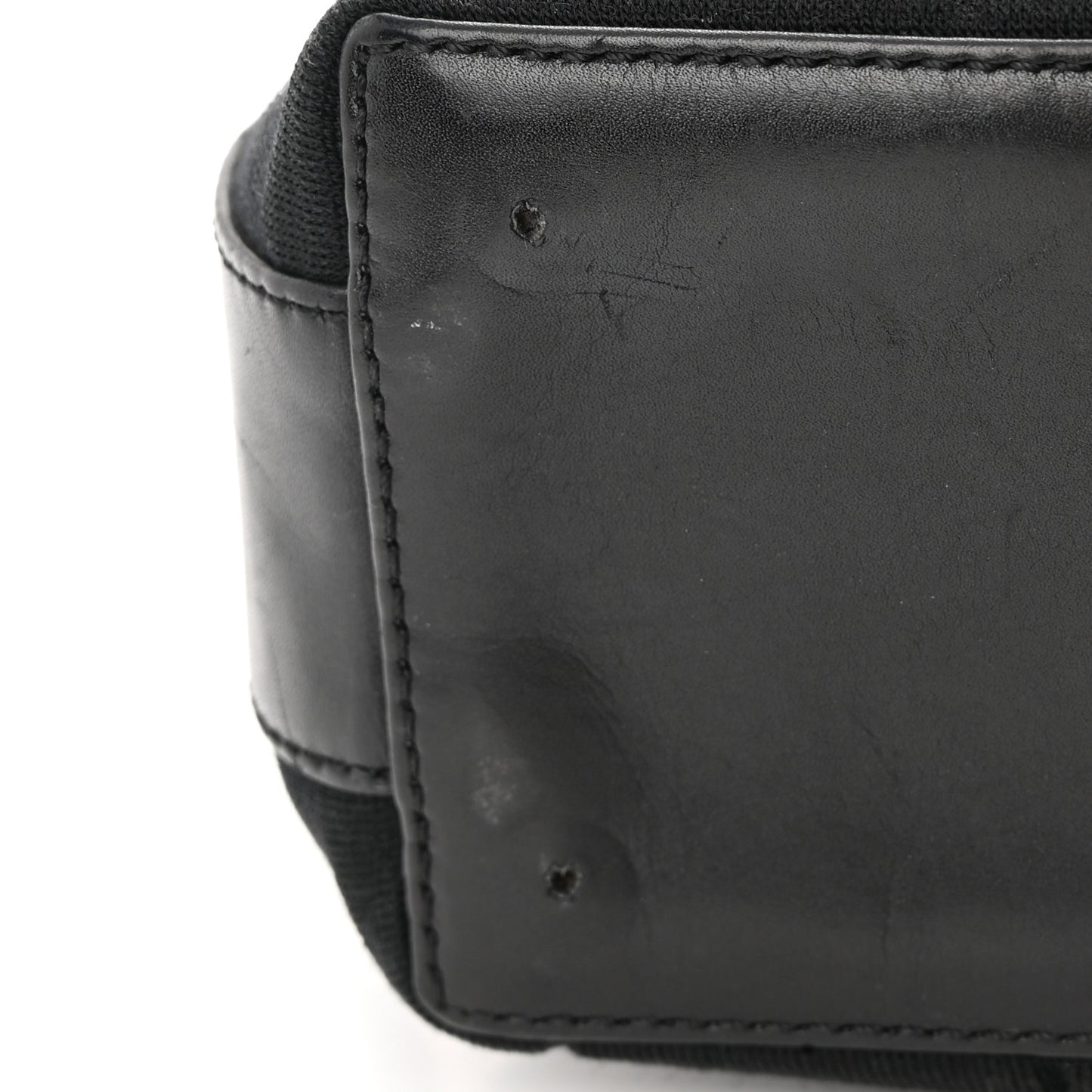 Jersey Quilted Chocolate Bar Shoulder Bag Black