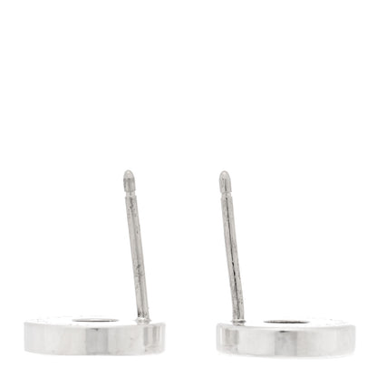 Tiffany Sterling Silver 1837 Circle Earrings 3 of 4