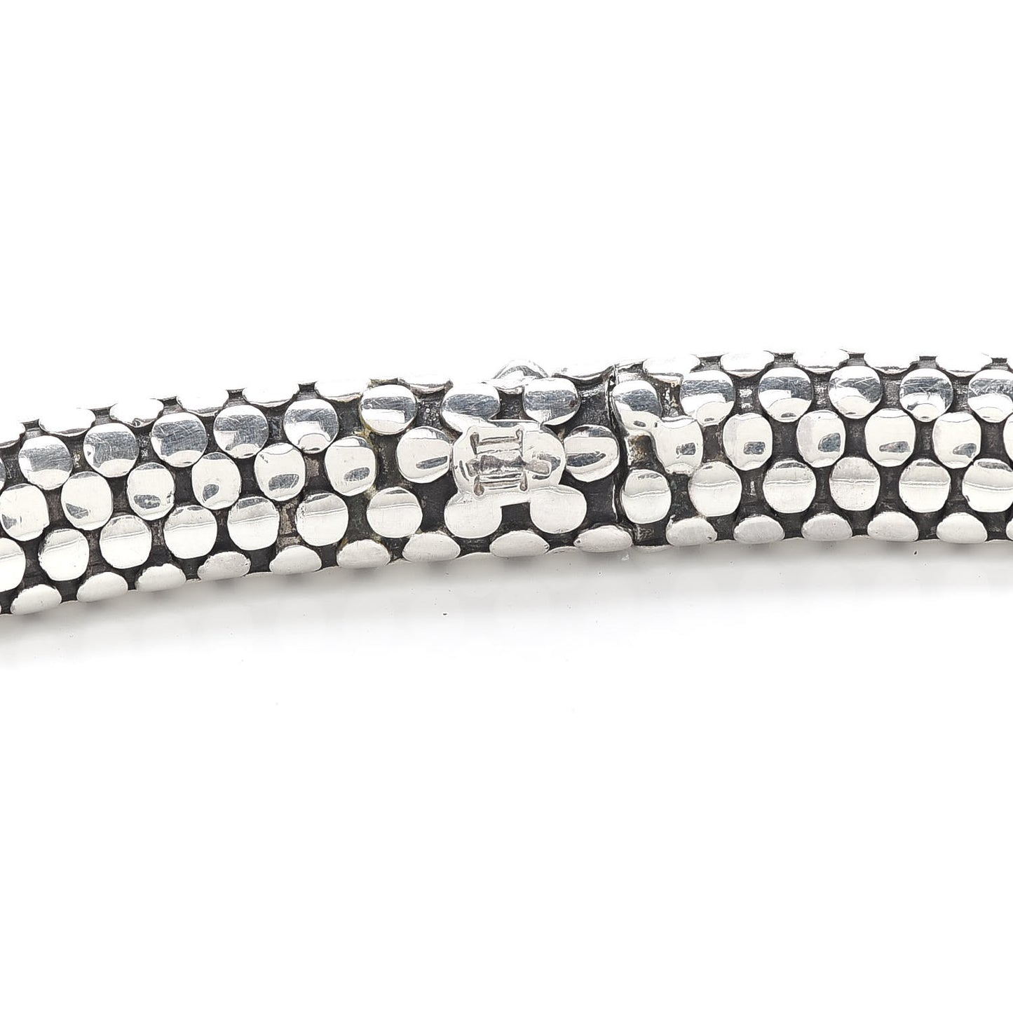 Sterling Silver 7mm Dot Choker Necklace