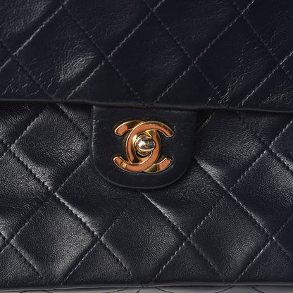 Chanel Lambskin Quilted Mini Square Flap Bag Navy 20 of 30