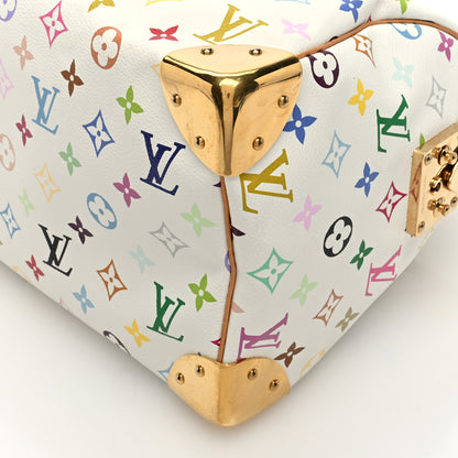 Louis Vuitton Monogram Multicolor Speedy 30 White 9 of 9