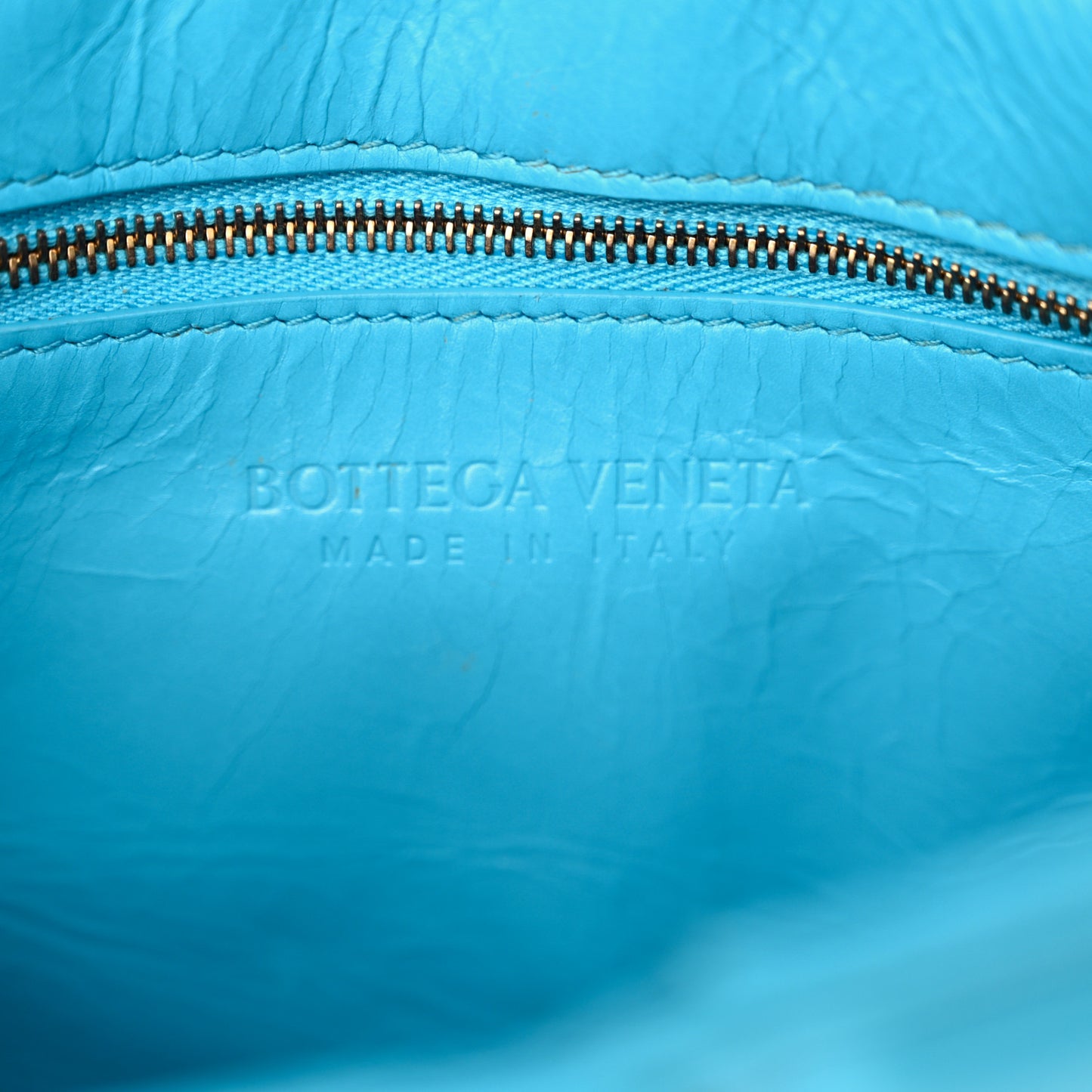 Calfskin Intreccio Plisse Cassette Crossbody Bag Pool