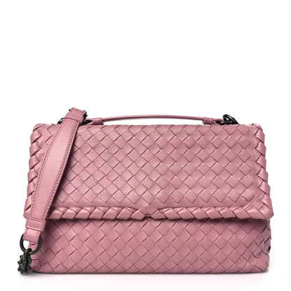 Bottega Veneta Nappa Intrecciato Small Olimpia Shoulder Bag Watteau 1 of 9