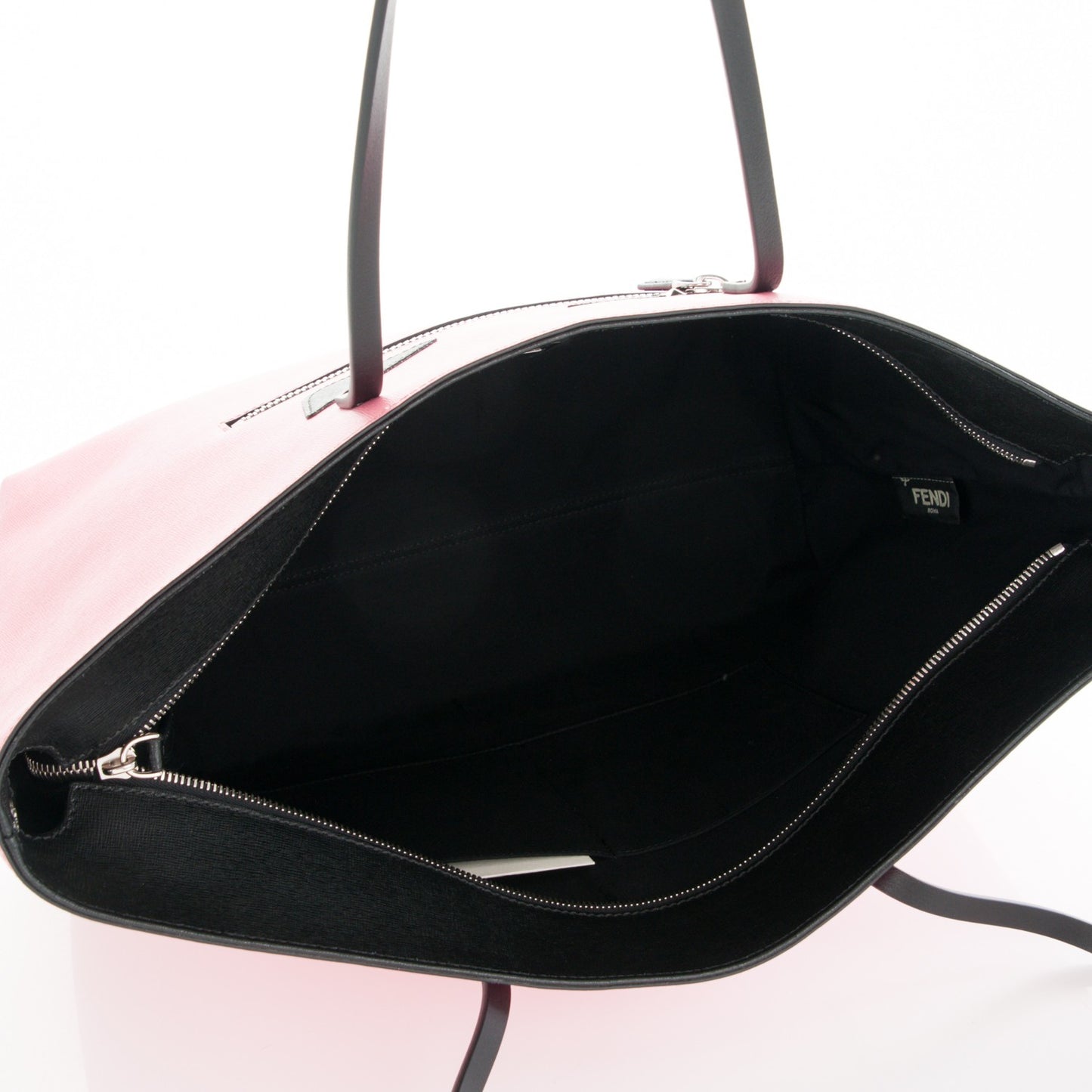 Vitello Elite Cuoio Monster Buggies Medium Roll Tote Lollypop Black