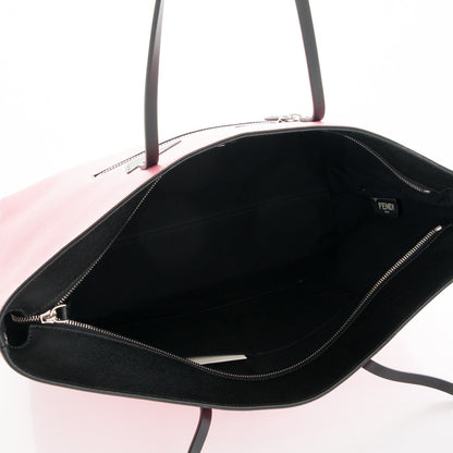 Fendi Vitello Elite Cuoio Monster Buggies Medium Roll Tote Lollypop Black 5 of 7