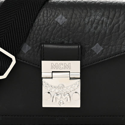 MCM Visetos Small Millie Crossbody Belt Bag Black 7 of 9