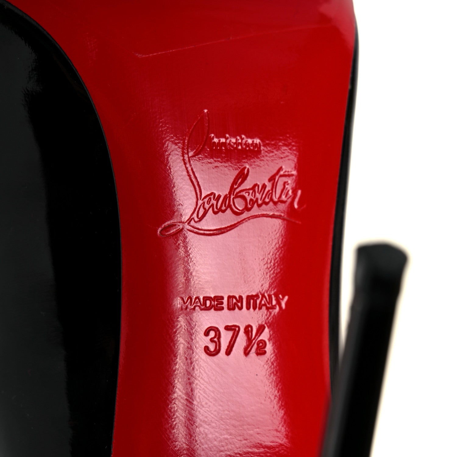 Christian Louboutin Patent Pigalle Follies 100 Pumps 37.5 Black 17 of 30